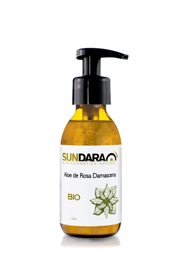 Gel de aloe con rosa damascena de SunDara